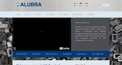 Desktop Screenshot of alubra.cz